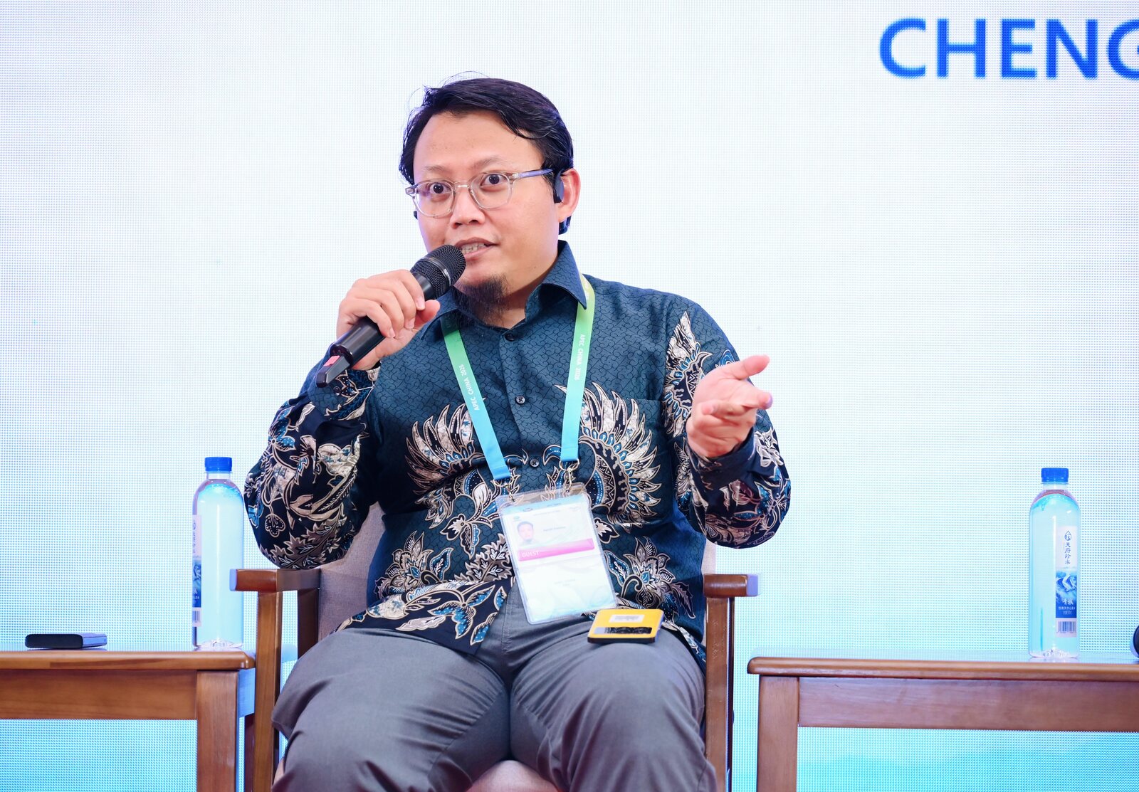 Hendri Karisma speaking during the day two panel discussion